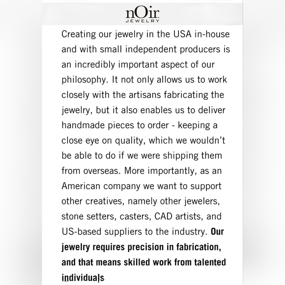 NWT nOir 3 piece earring set, straight post dangle stud and hoop bridal set $168 - Picture 9 of 9